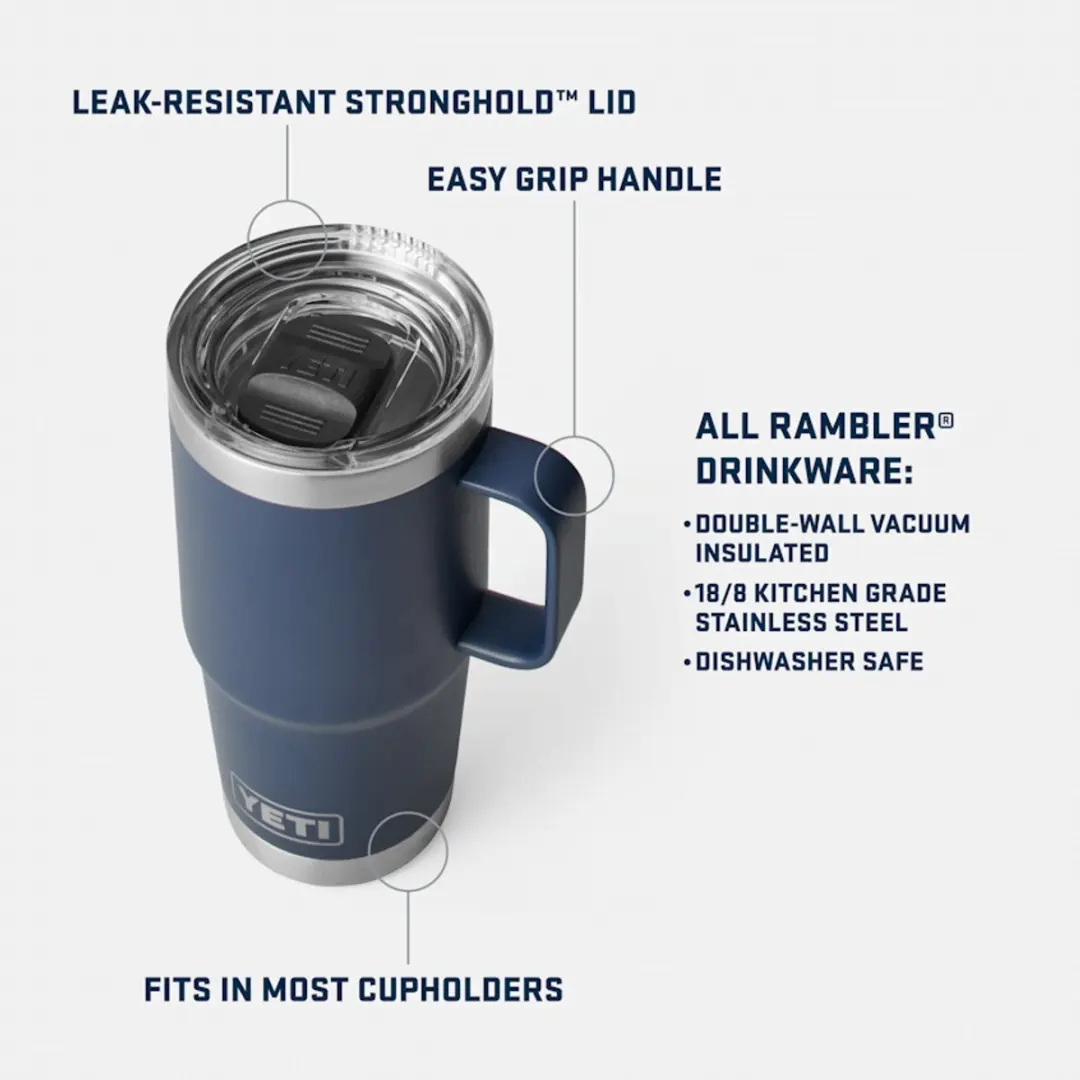 Yeti Rambler 591ml Thermosbeker - Zwart
