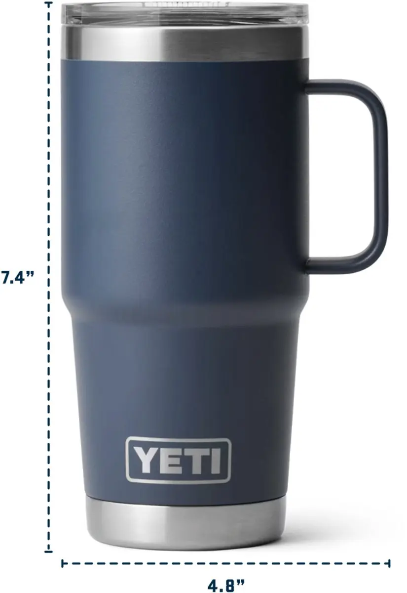 Yeti Rambler 591ml Thermosbeker - Zwart - afbeelding 6 van 6