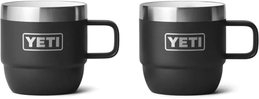 Yeti Rambler 6oz 177ML Stapelbare mokken, Black