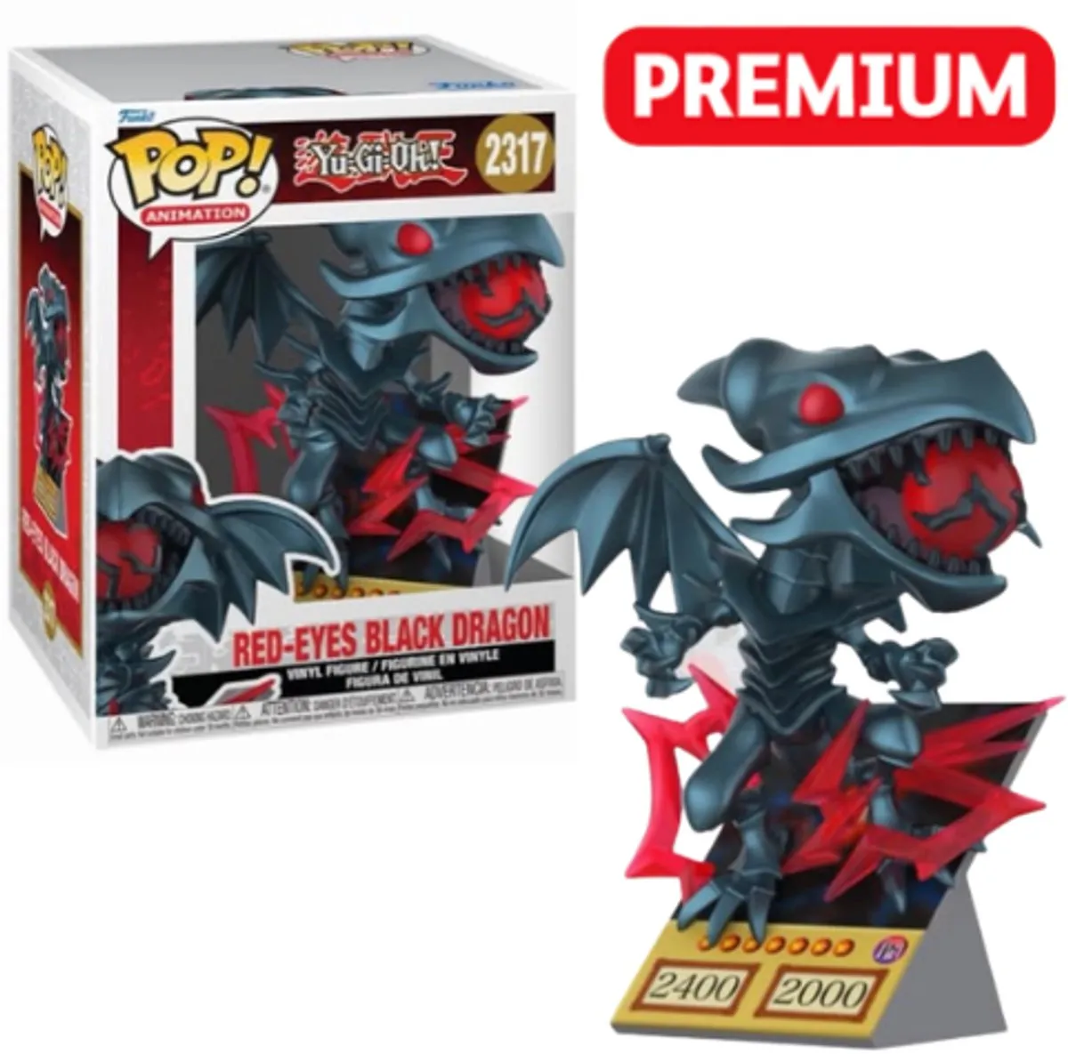 Funko Pop! Premium Yu-Gi-Oh! Red-Eyes Black Dragon #2317
