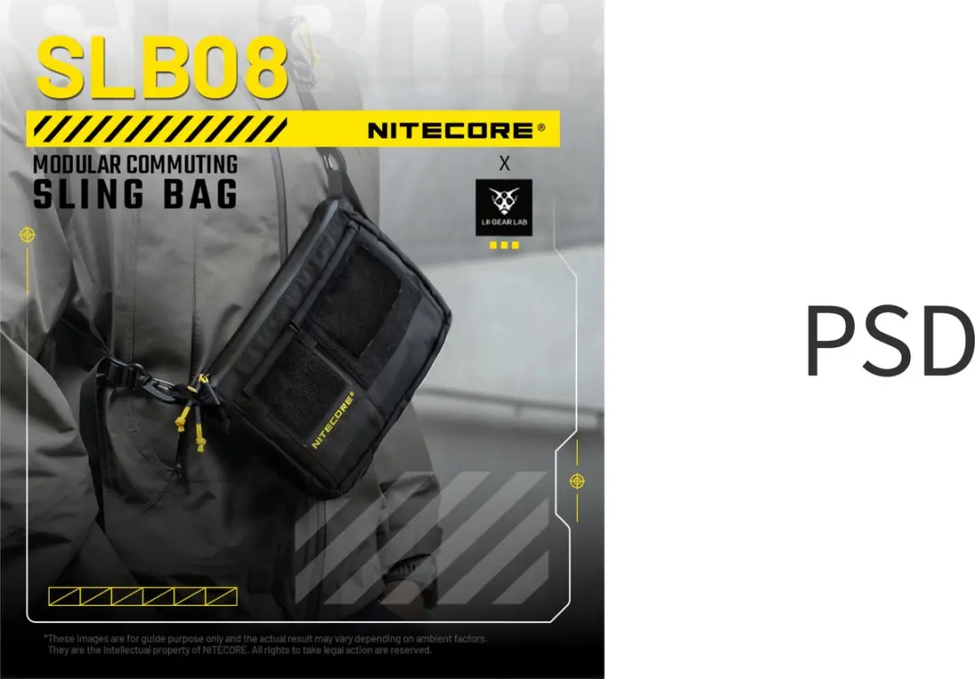 Nitecore SLB08 Modulaire Schouder Tas 2L - Zwart - afbeelding 3 van 6