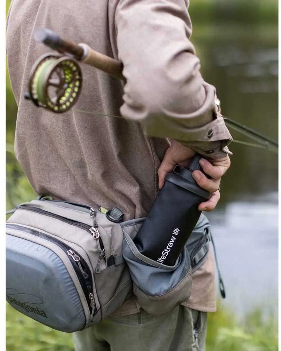 LifeStraw Peak Series 650ml Drinkfles - Grijs