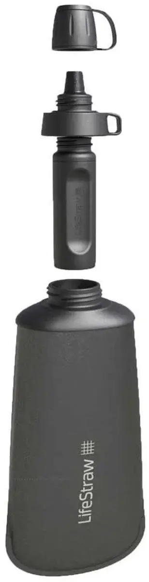 LifeStraw Peak Series 650ml Drinkfles - Grijs