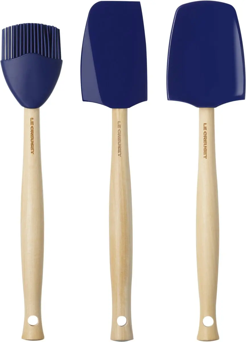 Le Creuset Spatelset 3-delig - Blauw