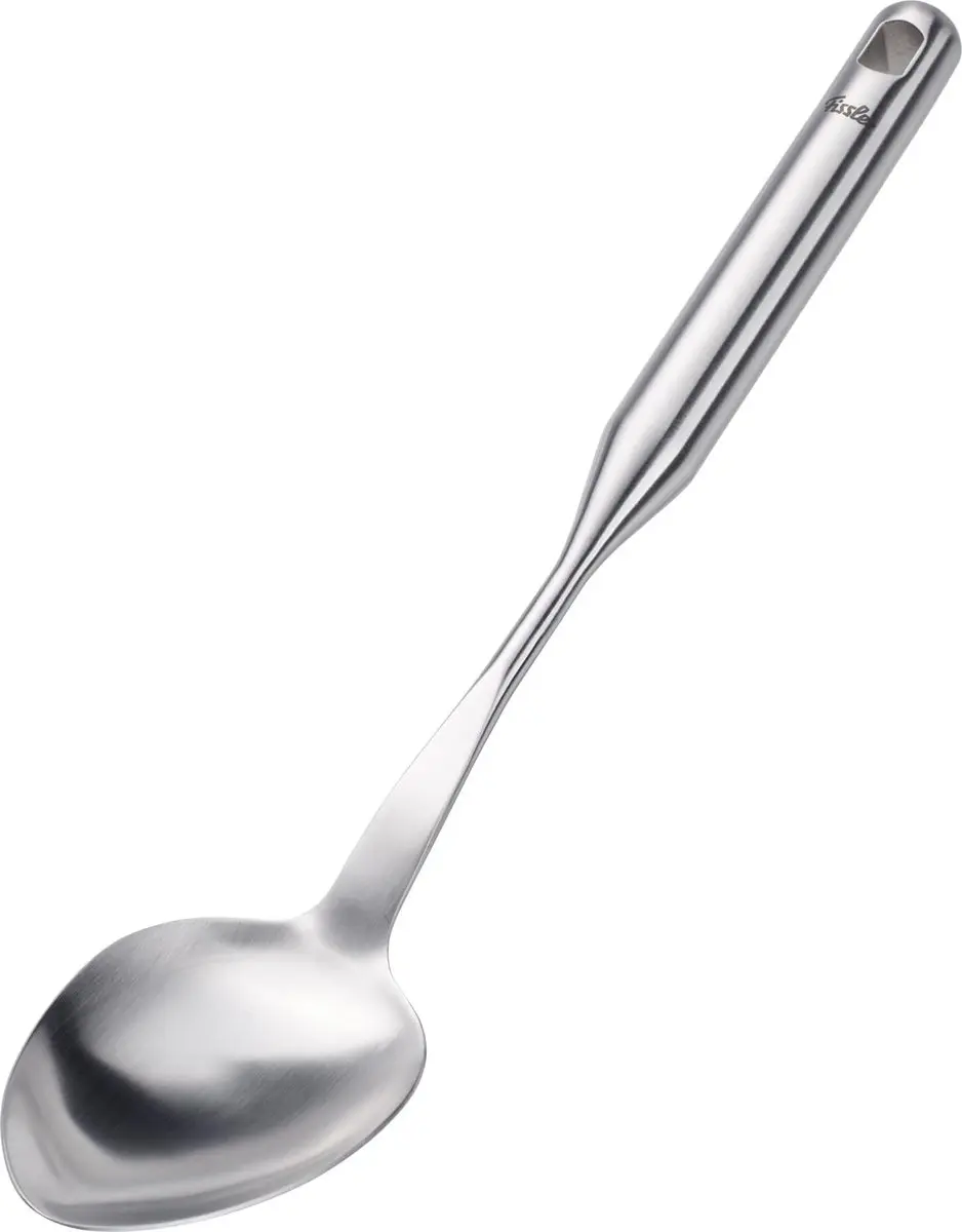 Fissler Essential/RVS serveerlepel (34,5 cm) grote serveerlepel voor het portion