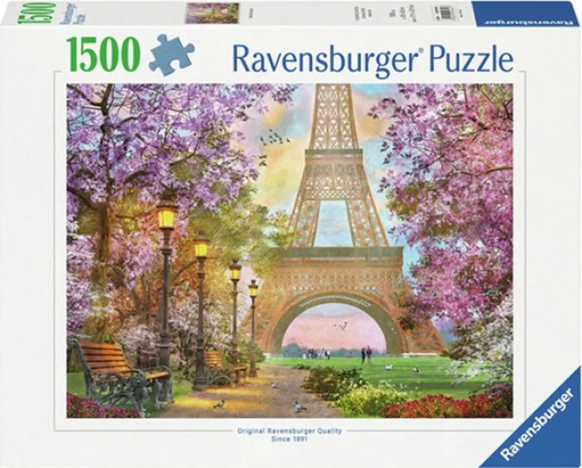 Ravensburger Parijs Liefde Puzzel 1500 Stuks