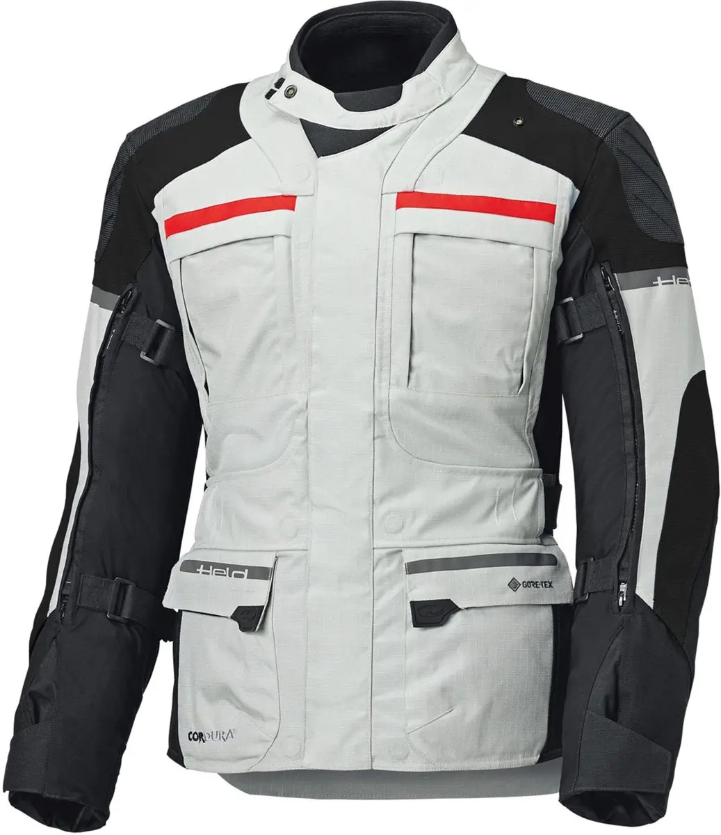 Held Carese 3 Adventure Motorfietsjas - Grijs/blauw 2XL - afbeelding 6 van 6