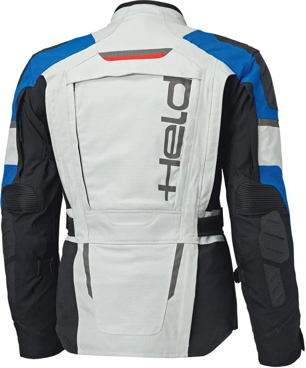 Held Carese 3 Adventure Motorfietsjas - Grijs/blauw 2XL