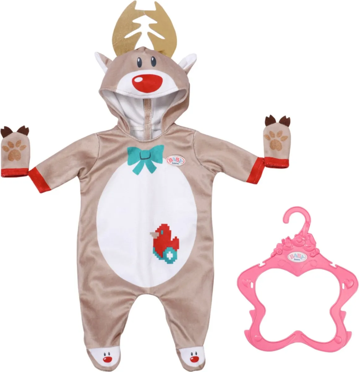 Baby Born Reindeer Onesie 43cm - Bruin
