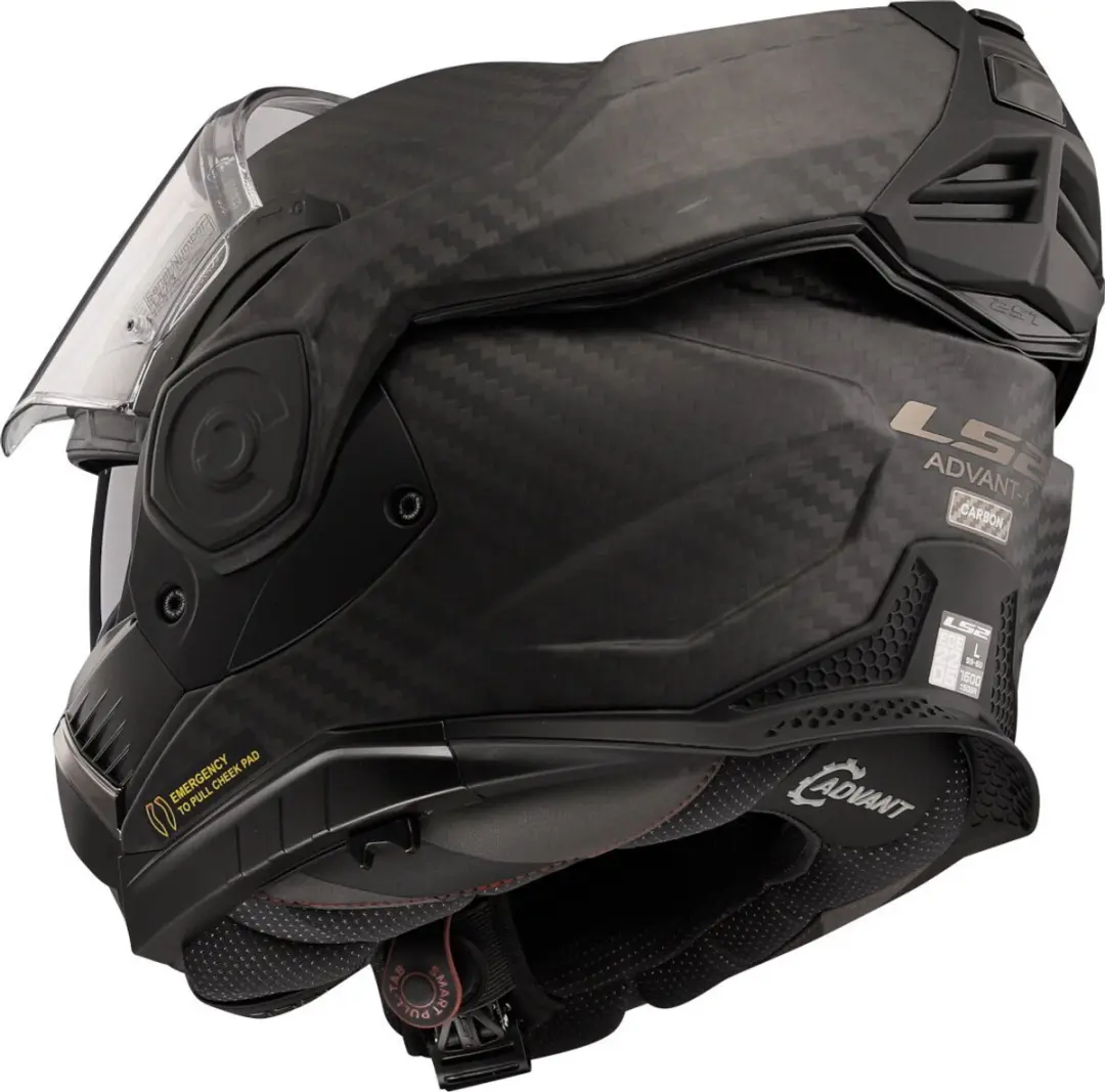 LS2 FF901 Advant X Carbon Solid Helm - XXL