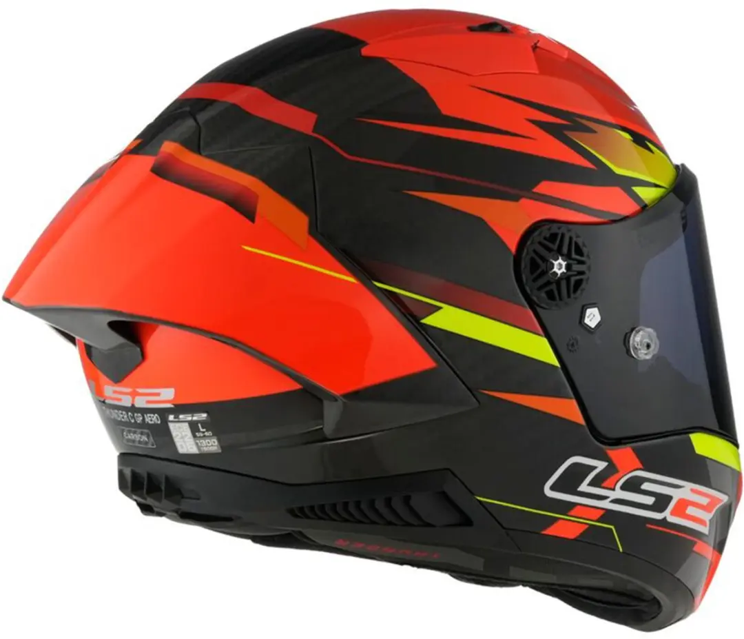 LS2 FF805 Thunder GP Aero Helm - Maat S - Rood