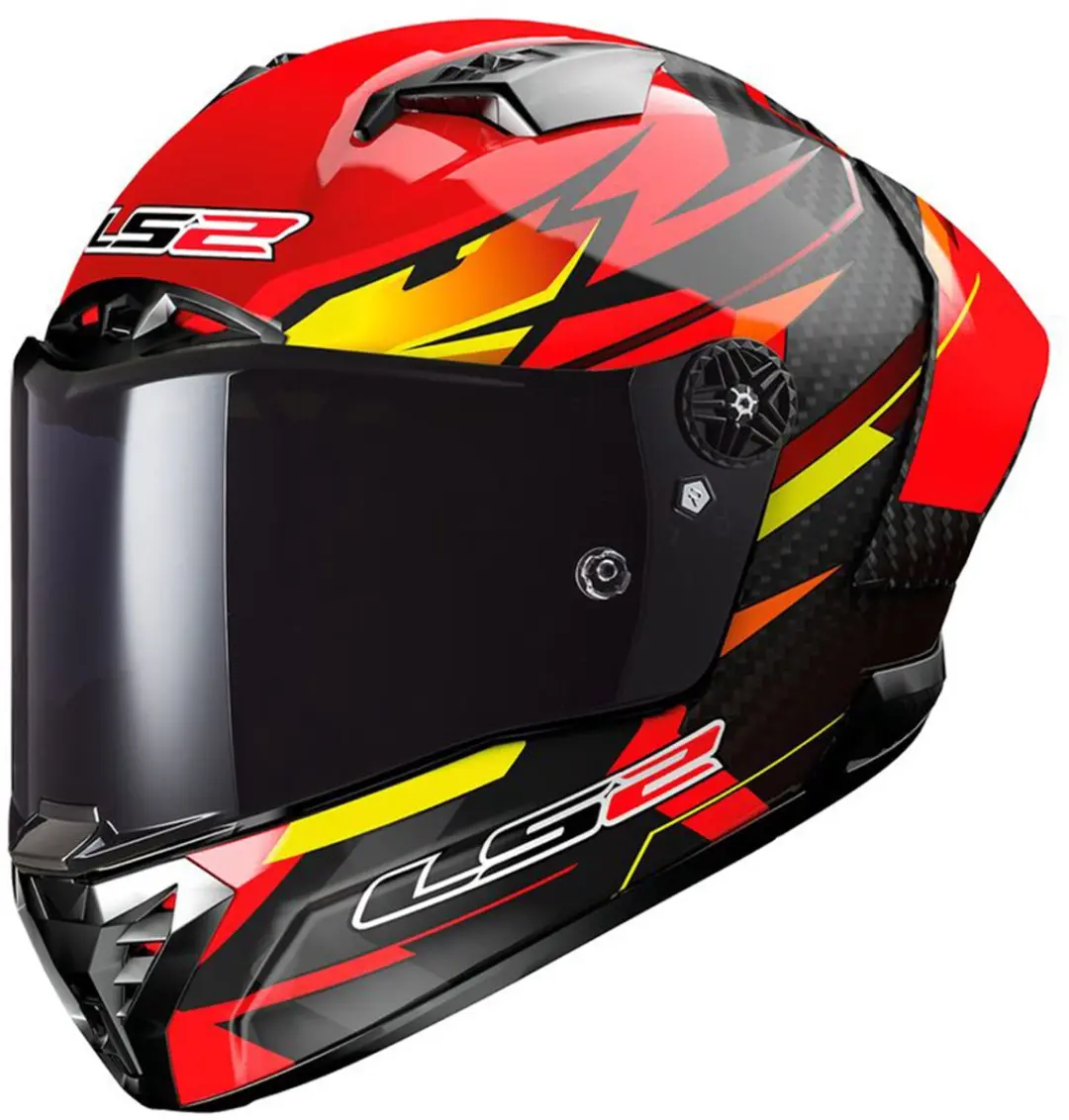 LS2 FF805 Thunder GP Aero Fire Rood Zwart Integraalhelm
