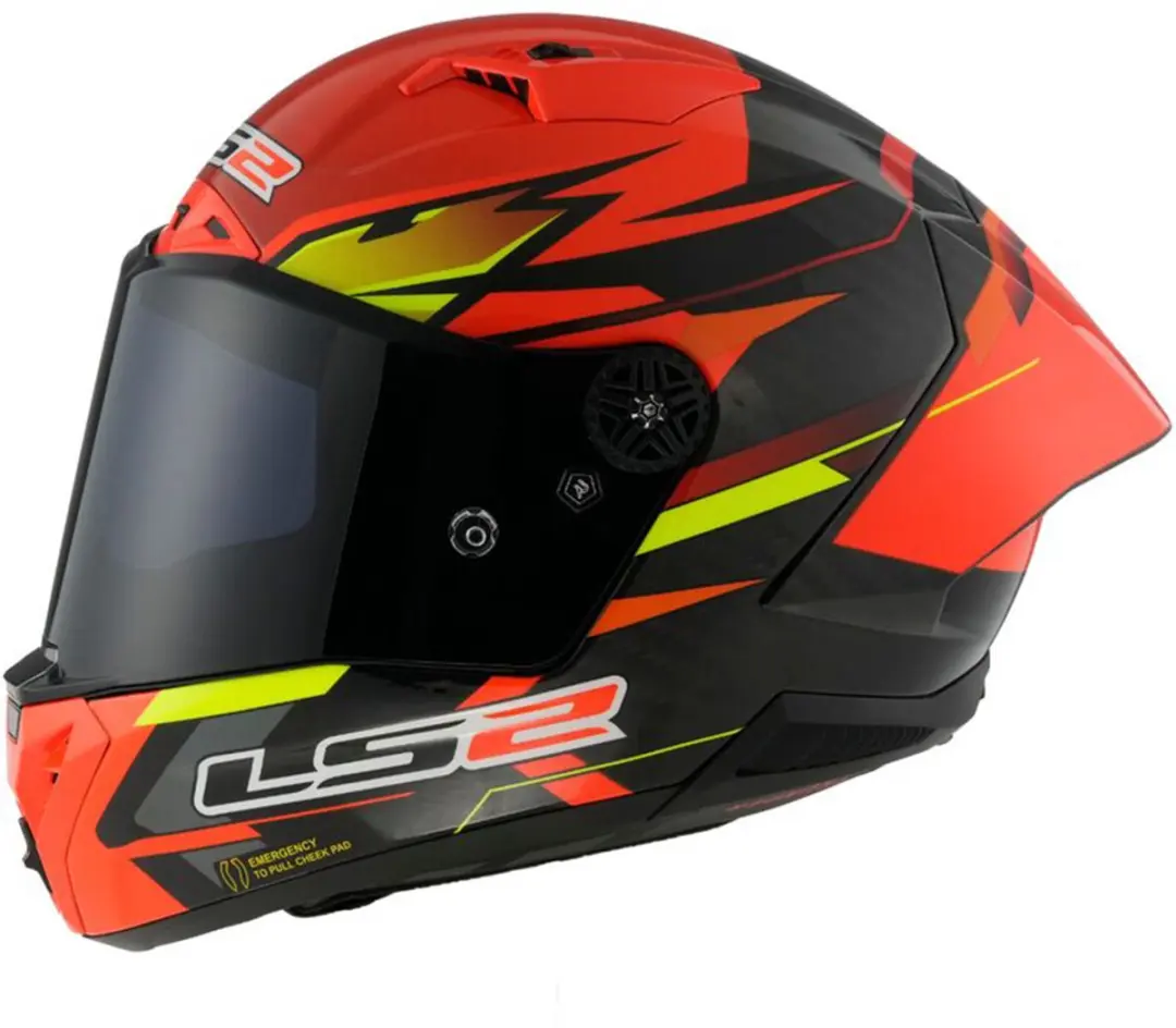 LS2 FF805 Thunder GP Aero Helm - Maat S - Rood