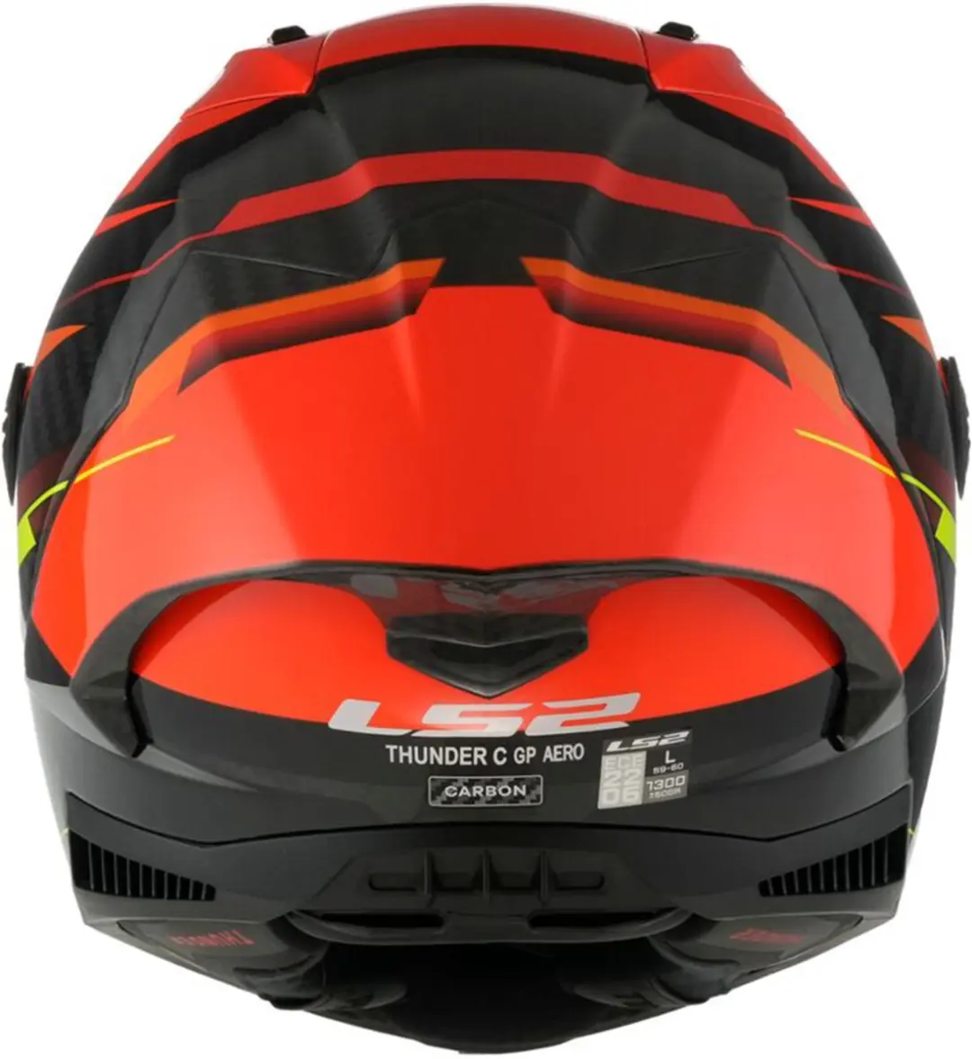LS2 FF805 Thunder GP Aero Helm - Maat S - Rood