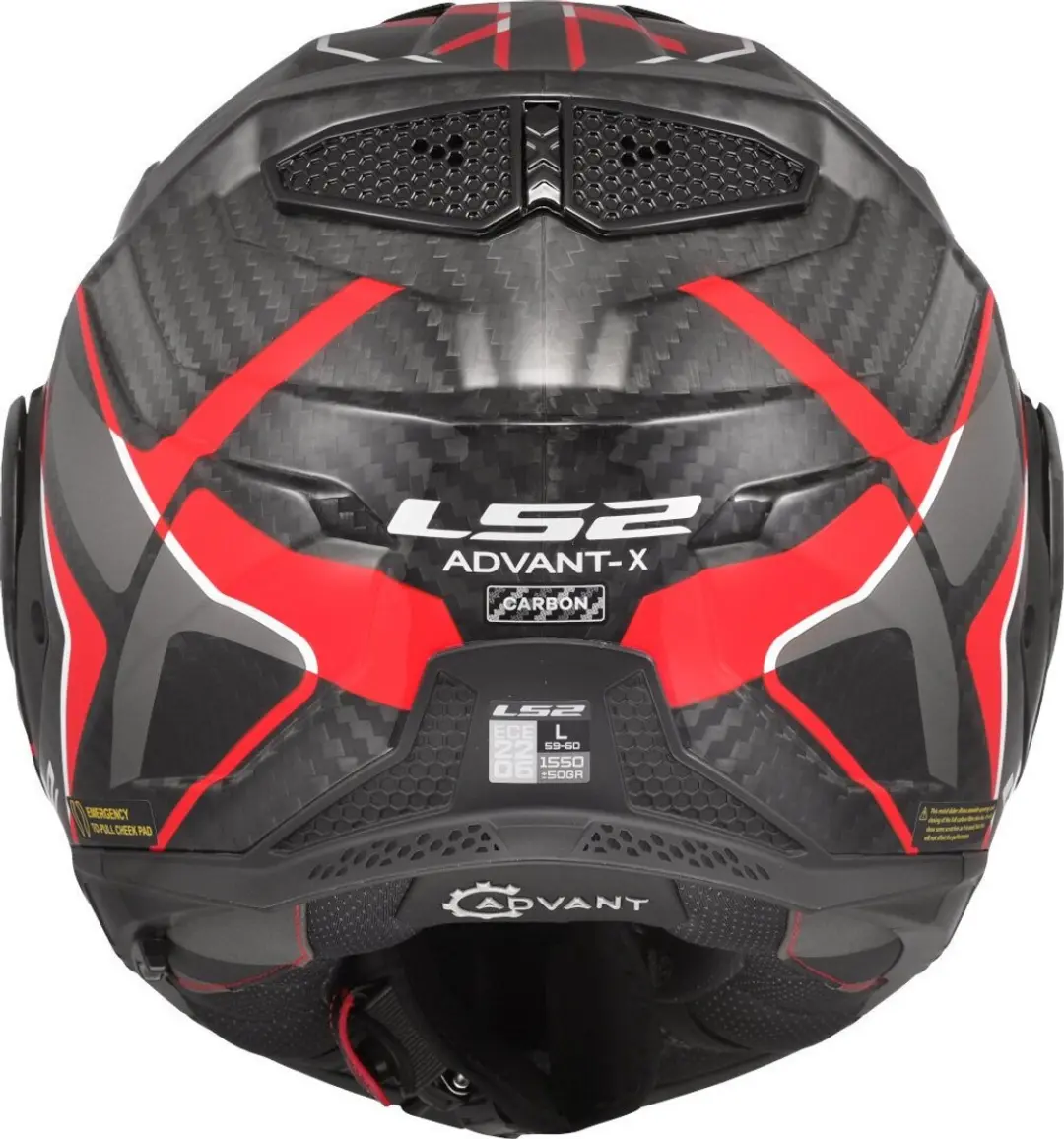 LS2 FF901 Advant X C Future II Helm - XL - Rood