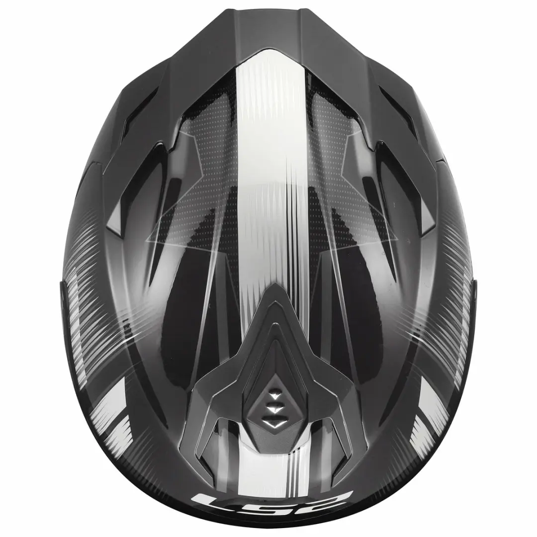 LS2 FF817 Challenger II Helm - XXL - Nitro Glans