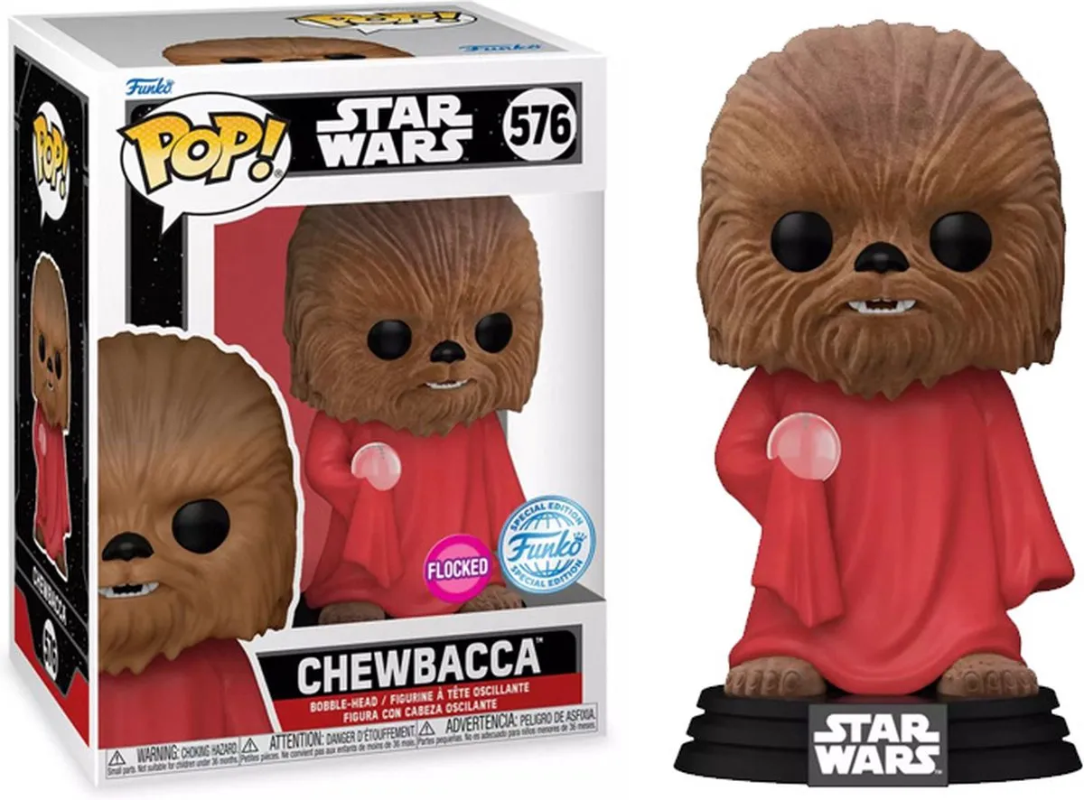 Funko Pop Chewbacca Robe Flocked Star Wars Figuur 66485