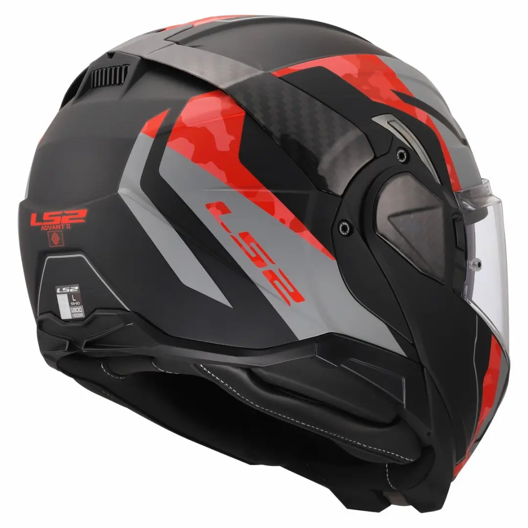 LS2 Helm Advant II FF910 - Maat S - Zwart/Grijs