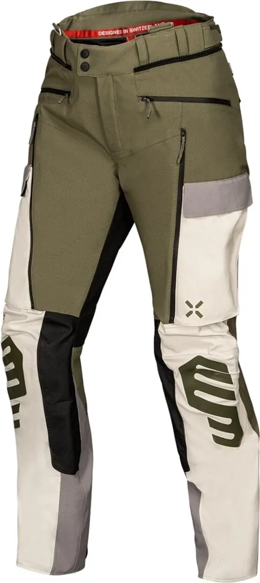 IXS Venture-STX 1.0 Olijfgroen Grijs Textiele Motorbroek