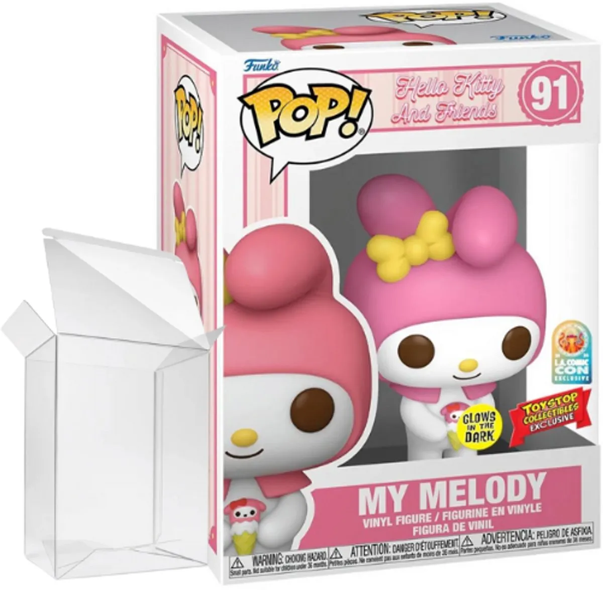 Funko Pop! Hello Kitty & Friends My Melody #91 Glow-in-the-Dark