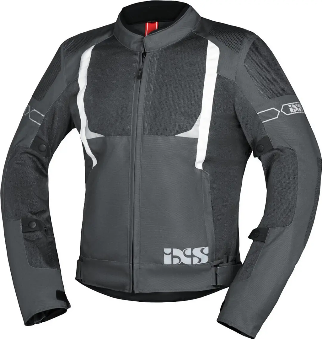 IXS Trigonis-Air Grijs Textiele Motorjas