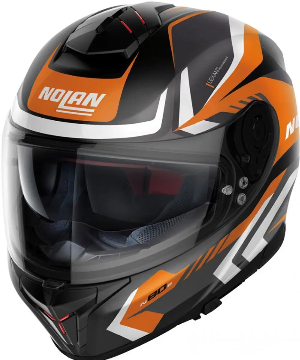 Nolan N80-8 Rumble 61 Flat Zwart Integraalhelm