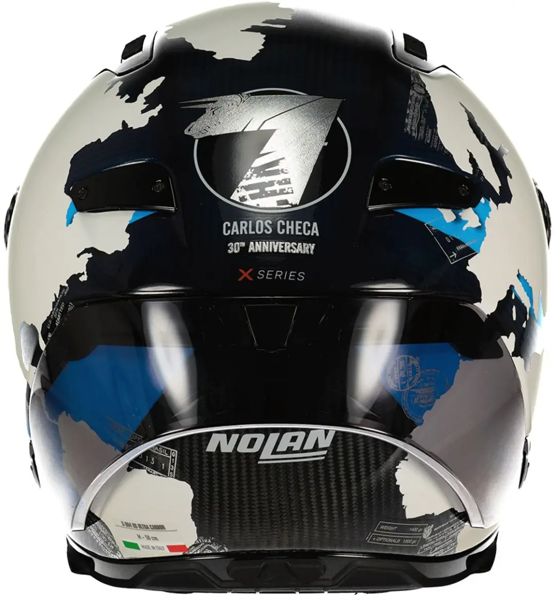 Nolan X-804 RS Ultra Carbon 30th Anniversary Integraalhelm - L - Blauw