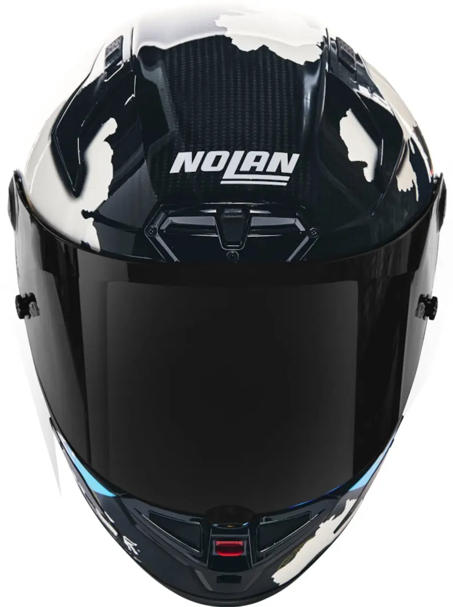Nolan X-804 RS Ultra Carbon 30th Anniversary Integraalhelm - L - Blauw