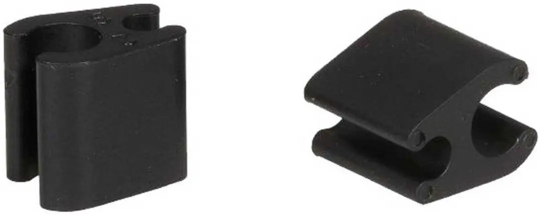 Elvedes Kabelclips voor remkabels 4,1/5,0mm - 50 Stuks Zwart