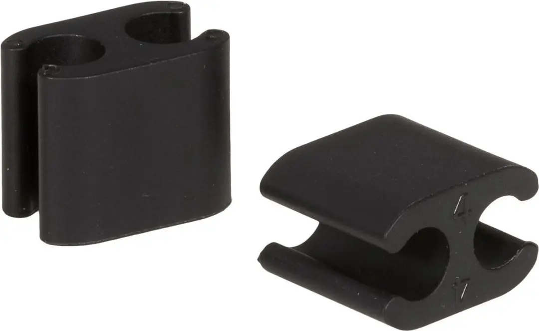 Elvedes Kabelclips voor remkabels 4,1/5,0mm - 50 Stuks Zwart
