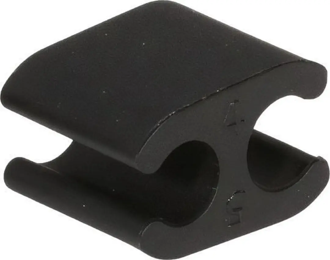 Elvedes Kabelclips voor remkabels 4,1/5,0mm - 50 Stuks Zwart