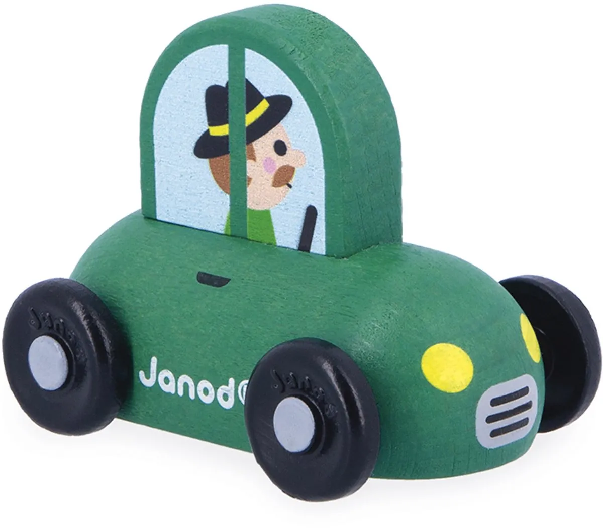 Janod Cross Roads Houten Auto 11.5933 - Groen