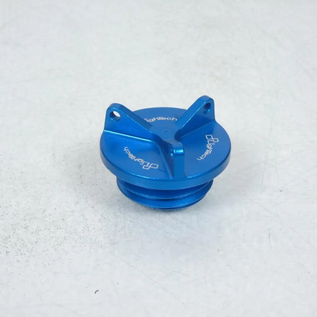Bouchon niveau huile Bleu ALU M26 pas 3.0 Lightech pour moto Yamaha 700 YZF-R7