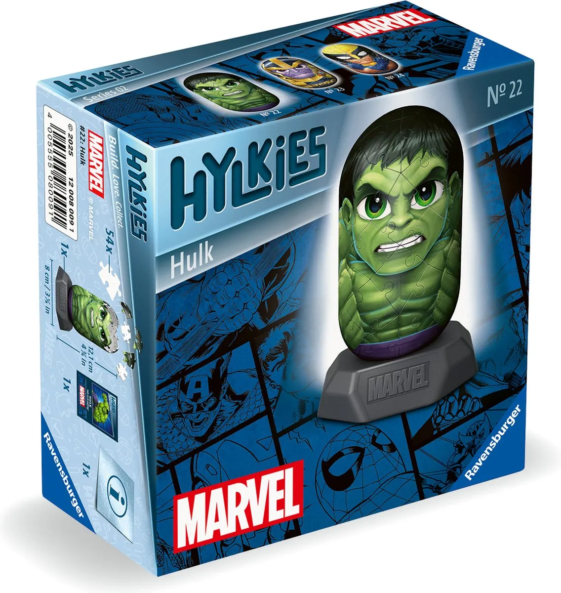 Ravensburger Hylkies Marvel Hulk Capsule Figuur - Hulk