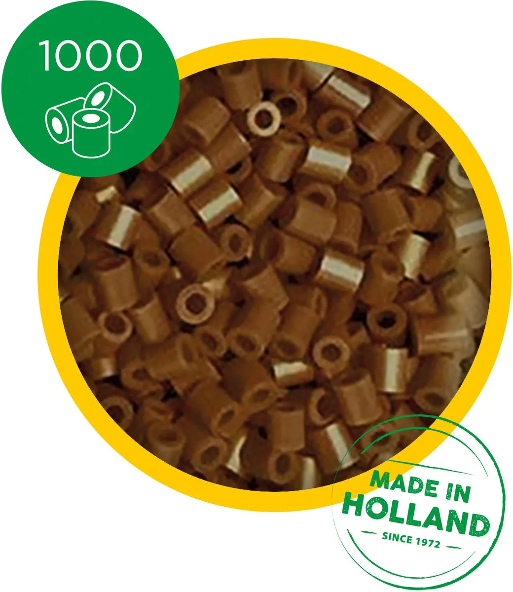 SES Creative Beedz Strijkkralen 1000 Stuks - Donkerbruin