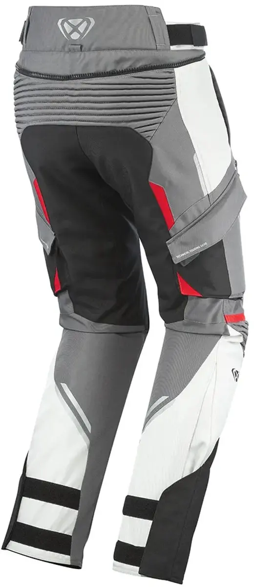 IXON Midgard PT Motorbroek - XL - Grijs/Zwart/Rood
