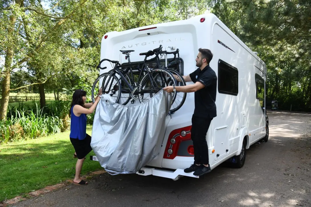 Oxford Fietshoes Camper NL102 - 3 Fietsen - Zilvergrijs