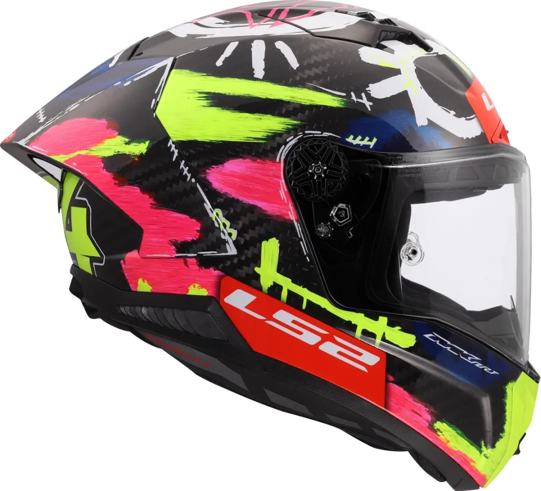 LS2 FF805 Thunder GP Aero Replica Aldeguer Helm - S - Zwart/rood/geel