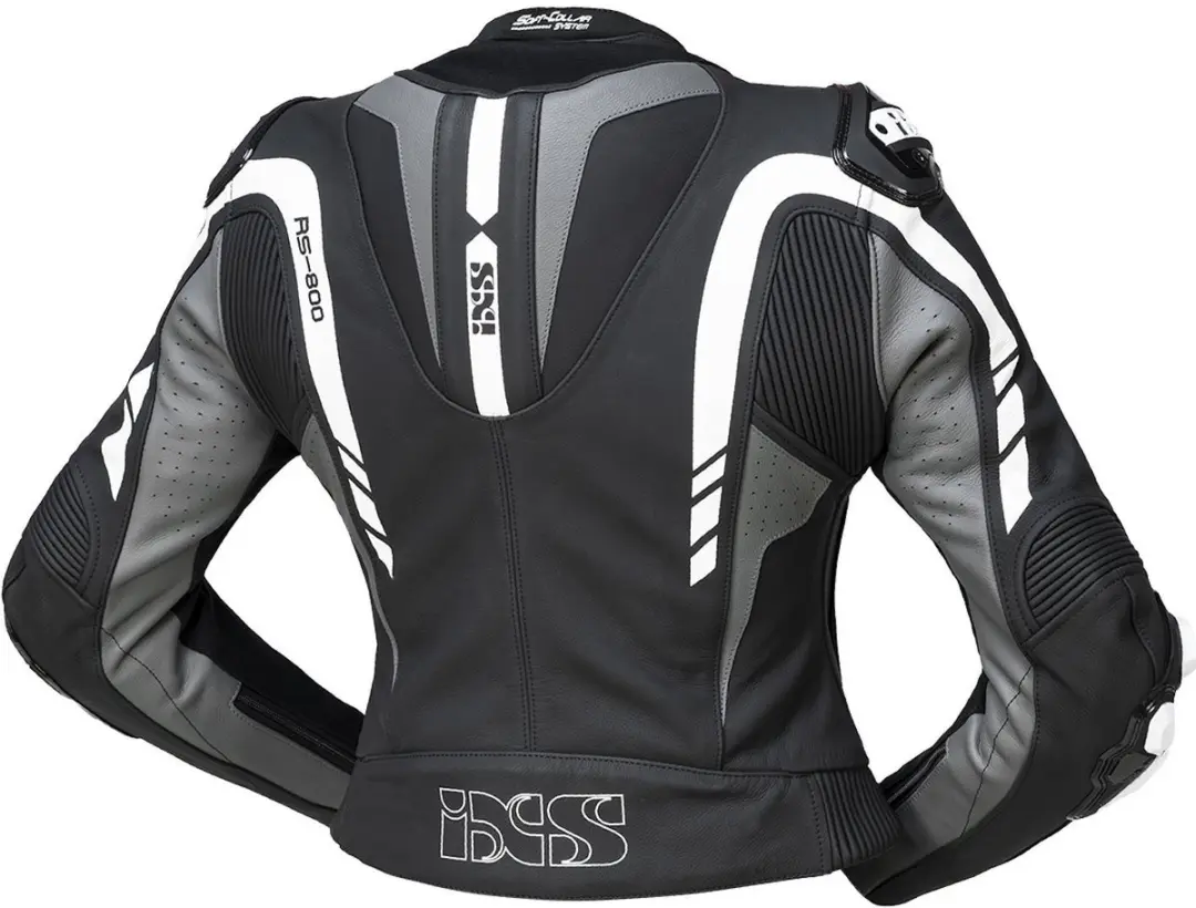 iXS RS-800 1.0 Dames Motorpak - Zwart/Grijs/Wit - afbeelding 2 van 6
