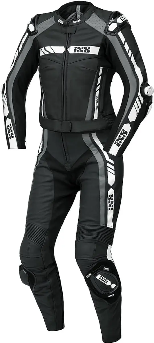 IXS RS-800 1.0 Dames Zwart Grijs Wit 2-Delig Motorpak