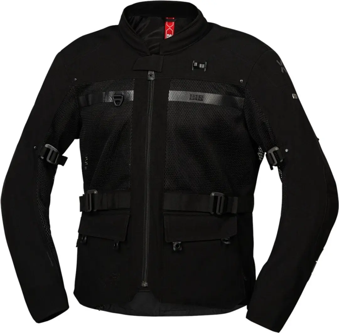 IXS Venture-BigAir 1.0 Zwart Textiele Motorjas
