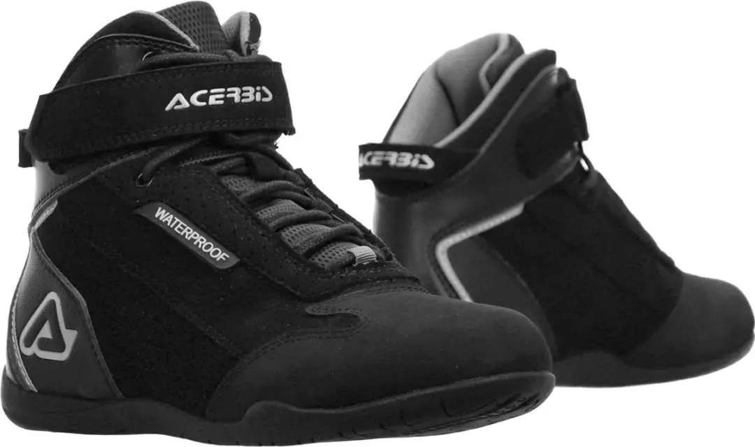 Acerbis First Step Zwarte Waterdichte Motorschoenen