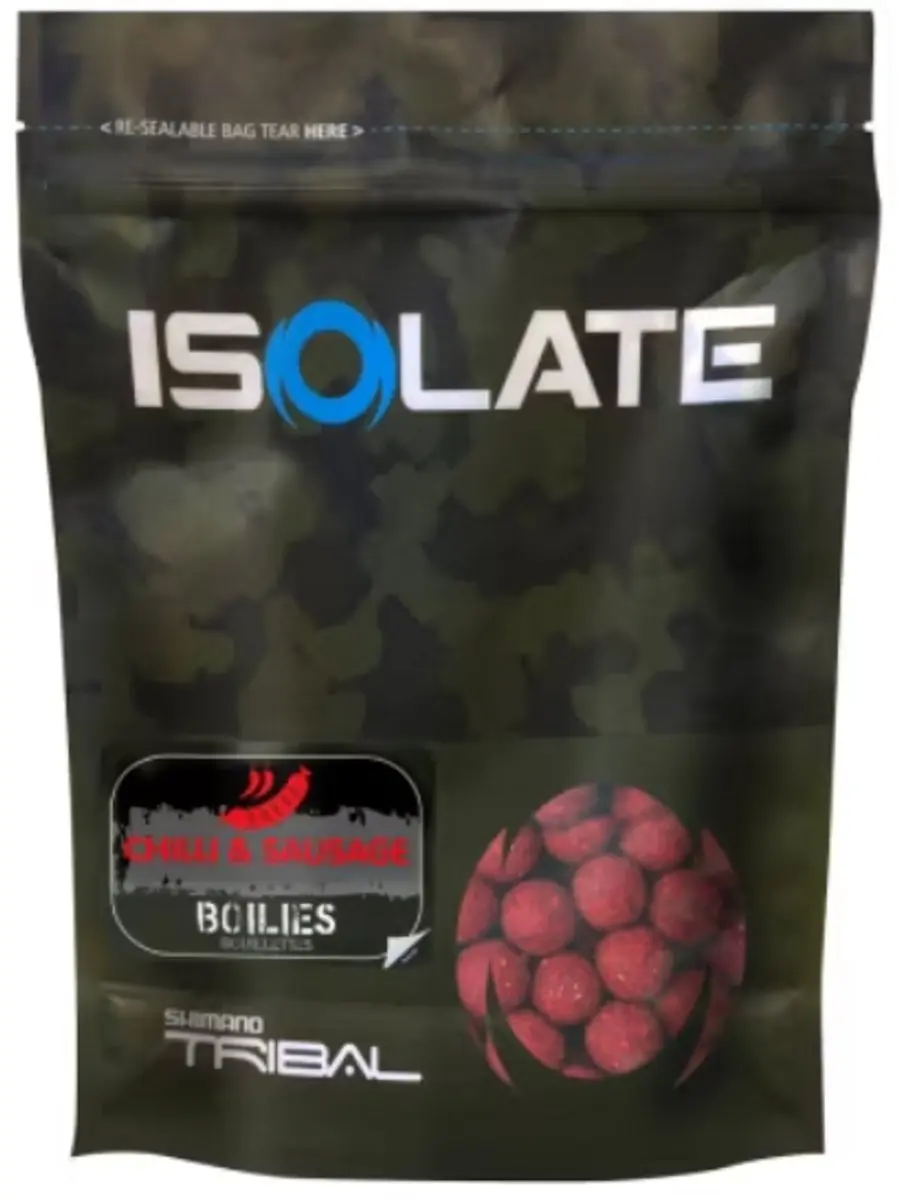 Shimano Isolate Boilies Chilli Sausage 1kg