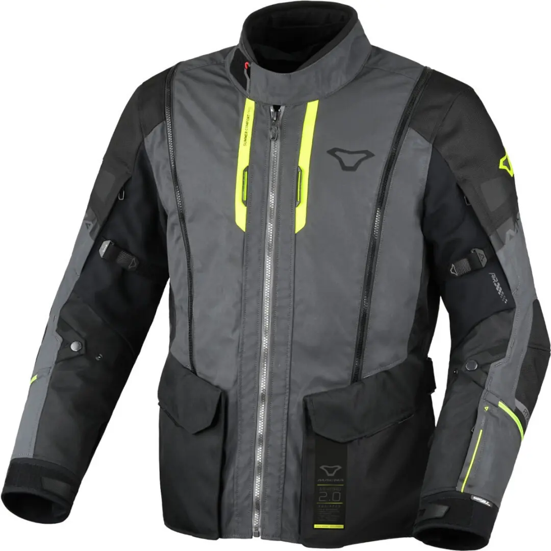 Macna Air Hybrid 2.0 NightEye waterdichte motorfiets textieljas -