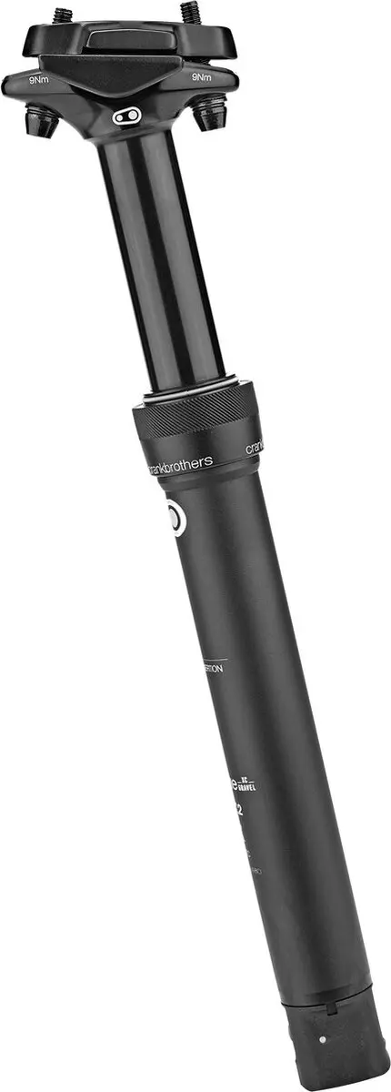 Crankbrothers Highline Xc/gravel Dropper Zadelpen 300 Mm Zwart 60-270 mm / 27.2