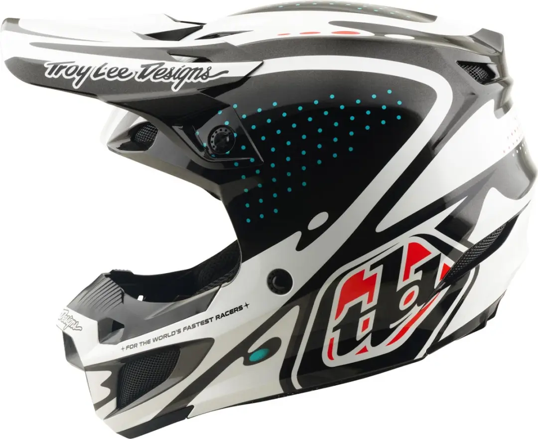 Troy Lee Designs SE5 Polycarbonate MIPS Motocrosshelm - XL - Zwart/Wit