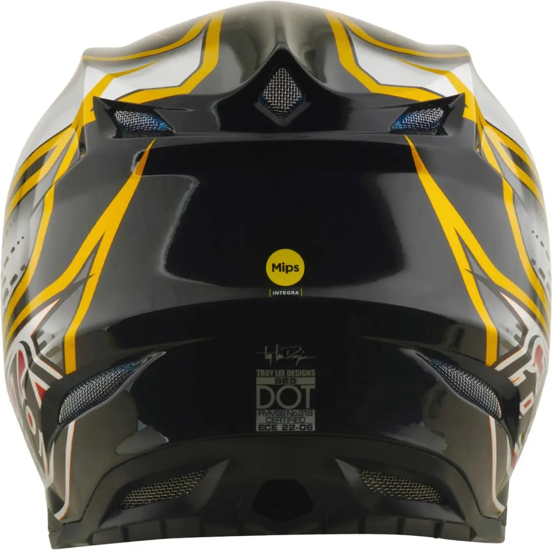 Troy Lee Designs SE5 Composite MIPS Motocrosshelm - M - Zwart/grijs