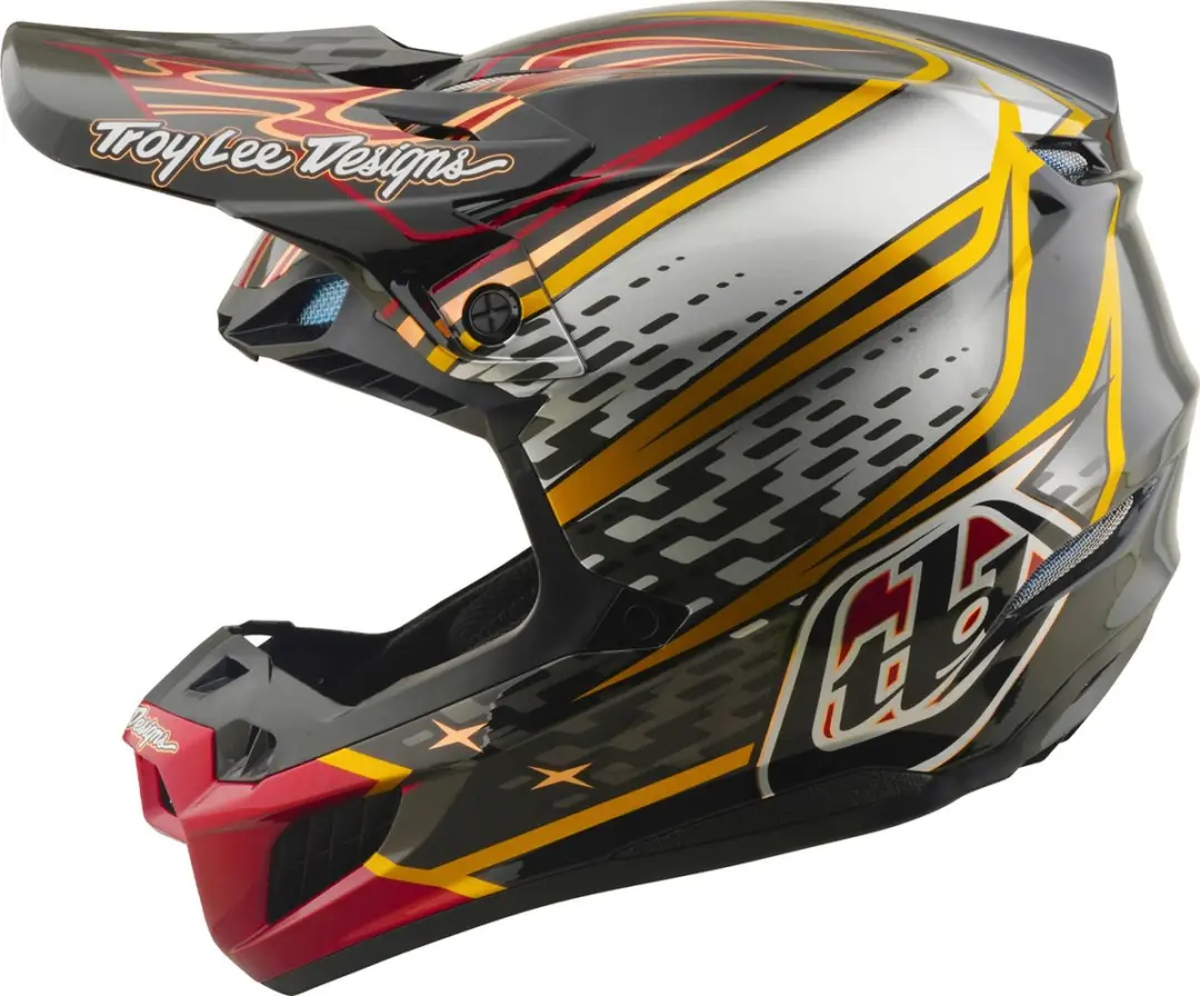 Troy Lee Designs SE5 Composite MIPS Motocrosshelm - M - Zwart/grijs