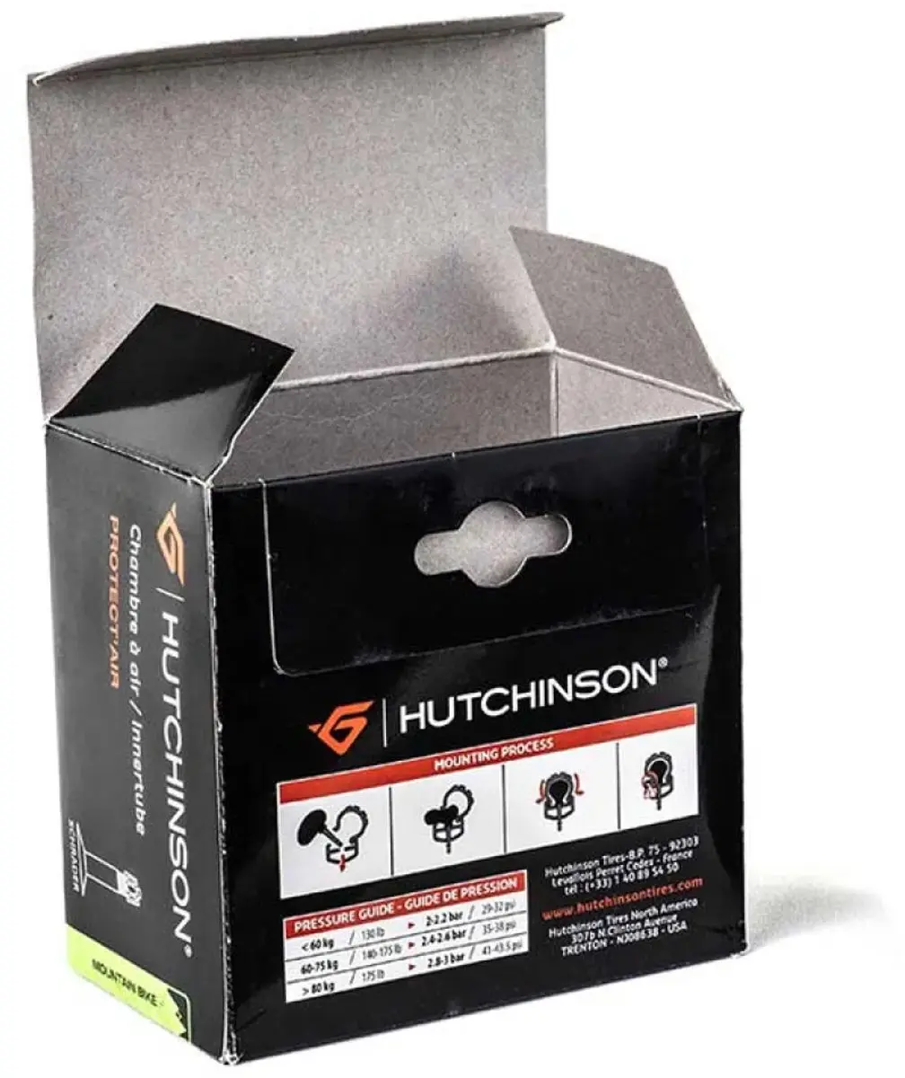 Hutchinson Protectair Presta 48mm Binnenband 700C/20-25 - Zwart - afbeelding 6 van 6