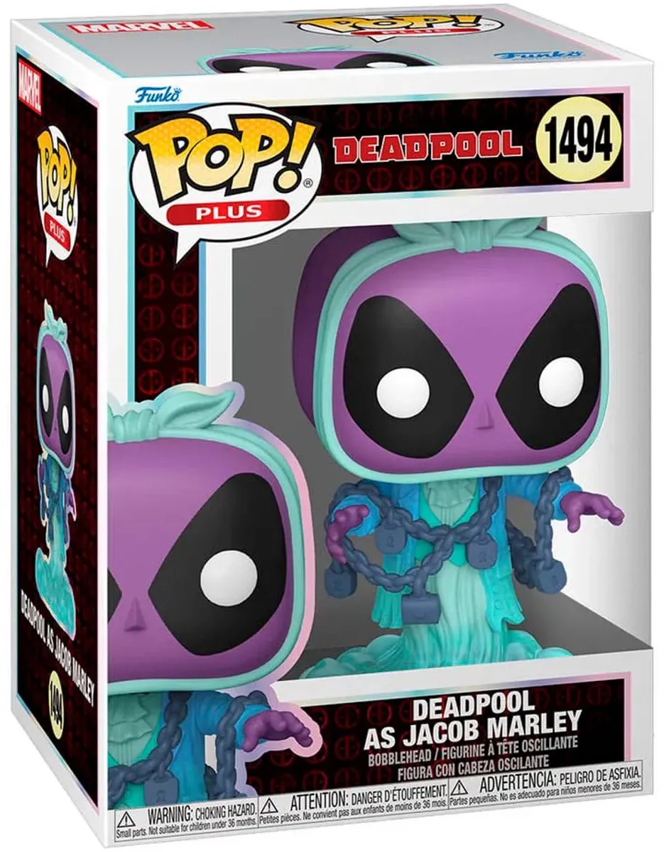 Funko Pop! Deadpool als Jacob Marley - Verzamelfiguur 1494